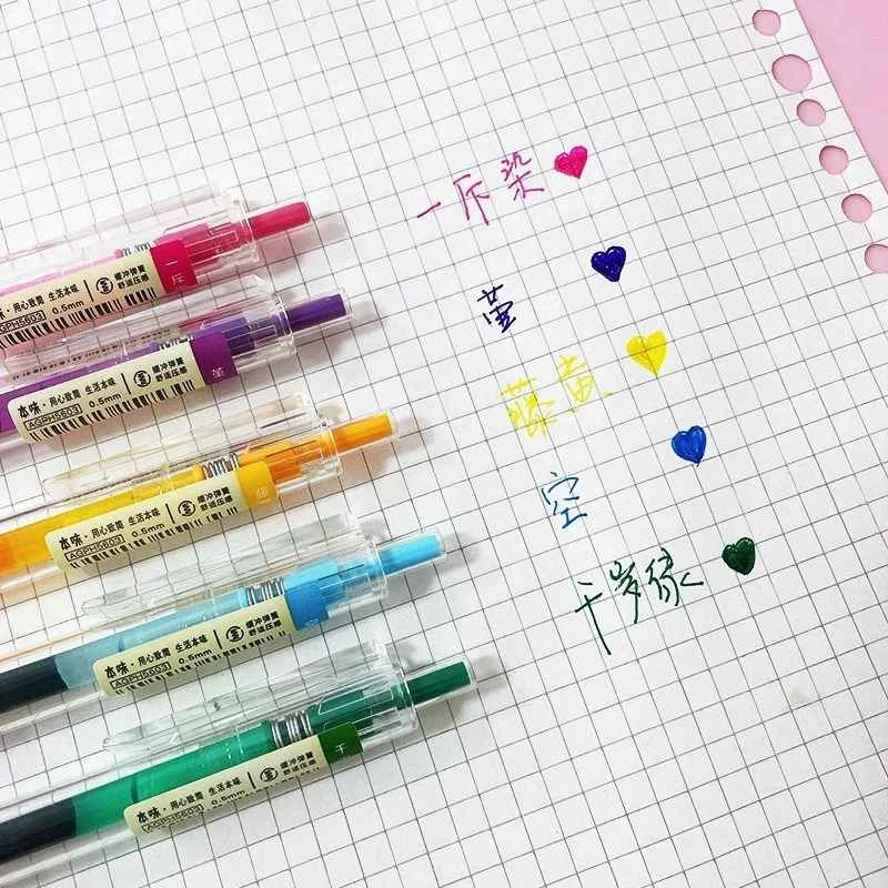 Pulpen Gel M&G Retractable Colorful AGPH5603 0.5mm / Ballpen Warna Warni / Pen 36 Warna